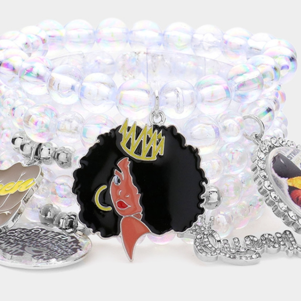 💥Queen Charmed Bracelet Set